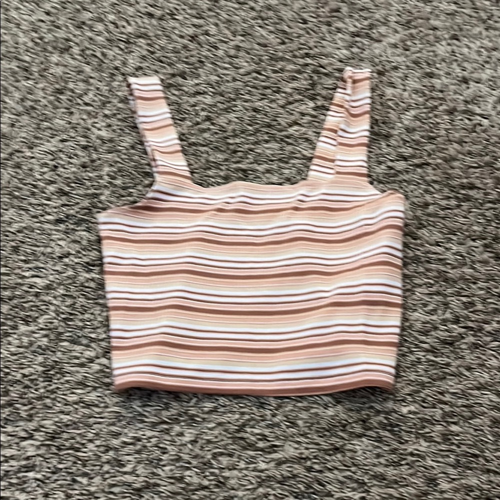 Striped Crop Top